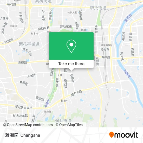 雅湘园 map
