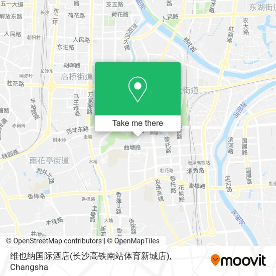 维也纳国际酒店(长沙高铁南站体育新城店) map