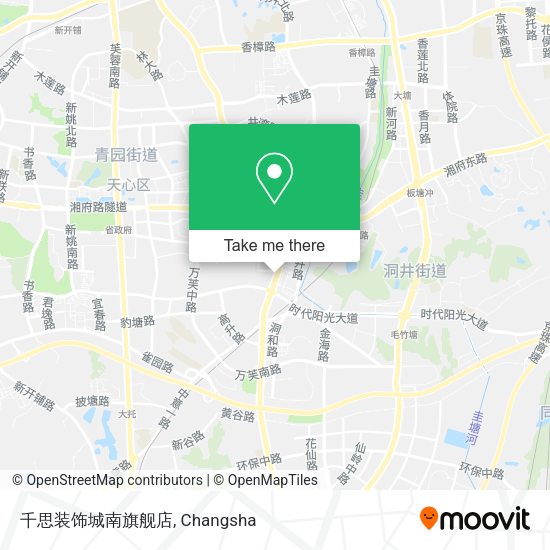 千思装饰城南旗舰店 map