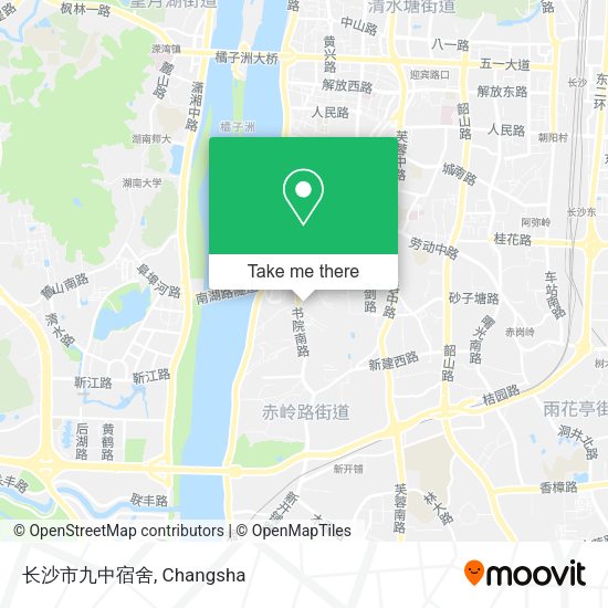 长沙市九中宿舍 map