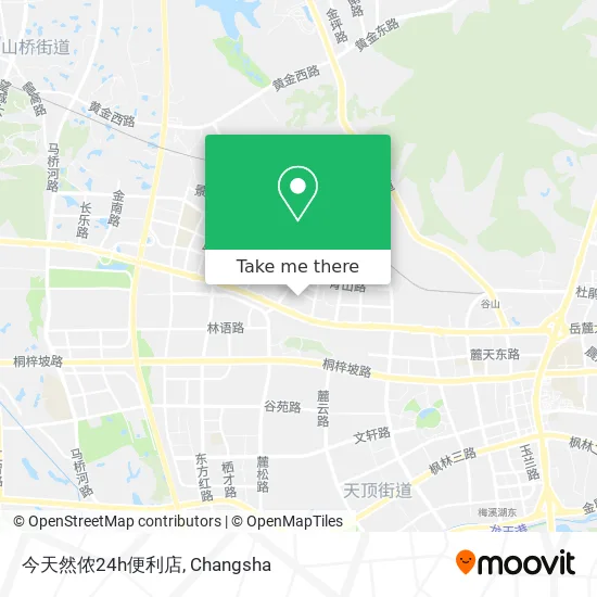今天然侬24h便利店 map