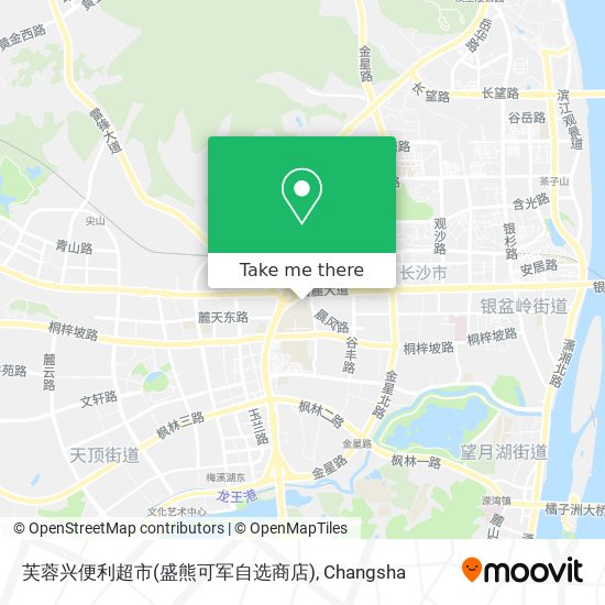 芙蓉兴便利超市(盛熊可军自选商店) map