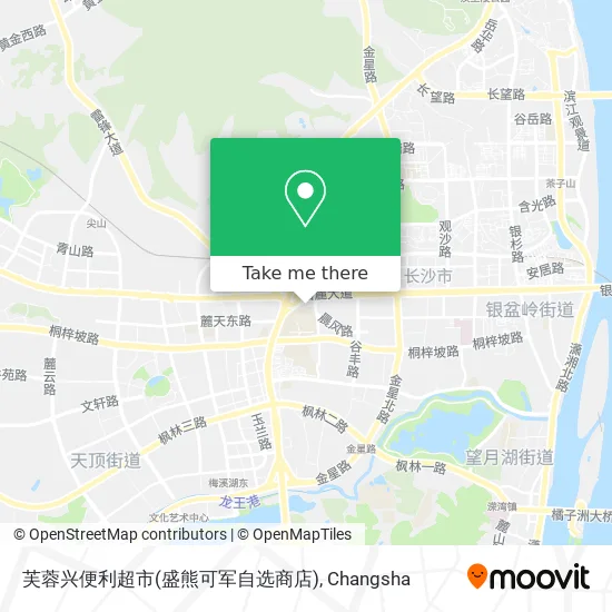 芙蓉兴便利超市(盛熊可军自选商店) map