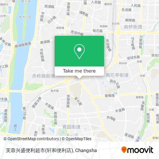 芙蓉兴盛便利超市(轩和便利店) map