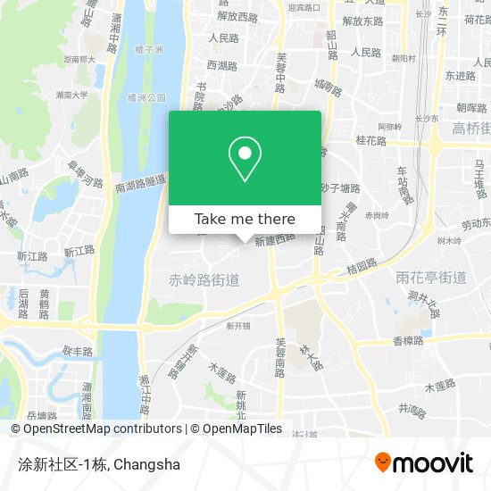 涂新社区-1栋 map