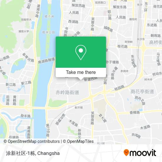 涂新社区-1栋 map