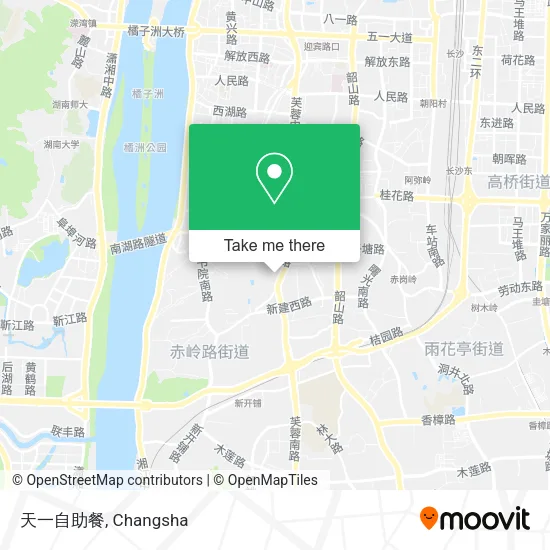 天一自助餐 map