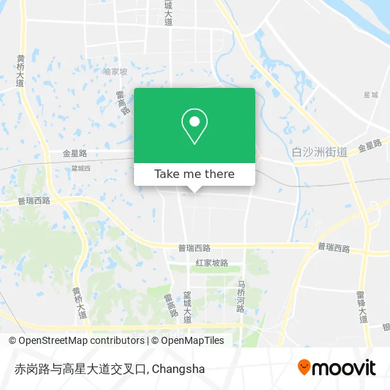 赤岗路与高星大道交叉口 map