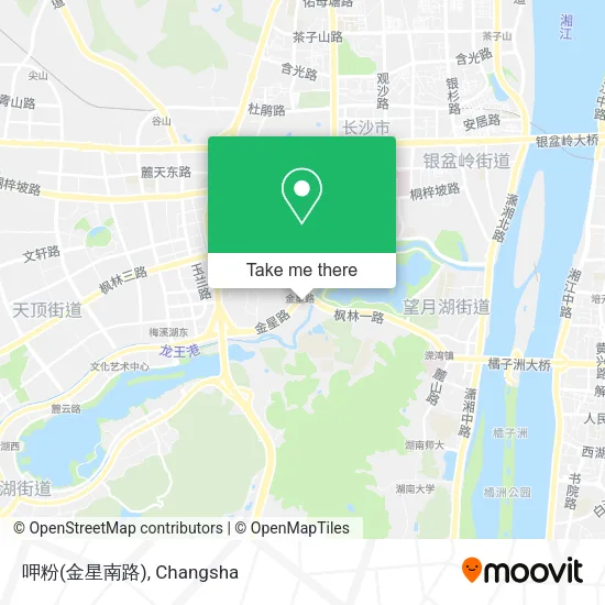 呷粉(金星南路) map