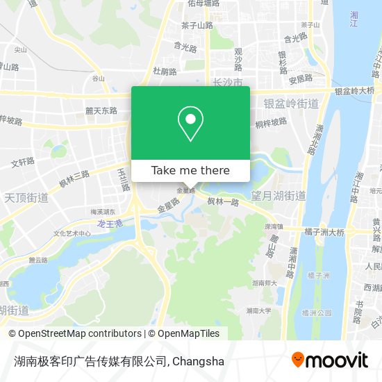 湖南极客印广告传媒有限公司 map