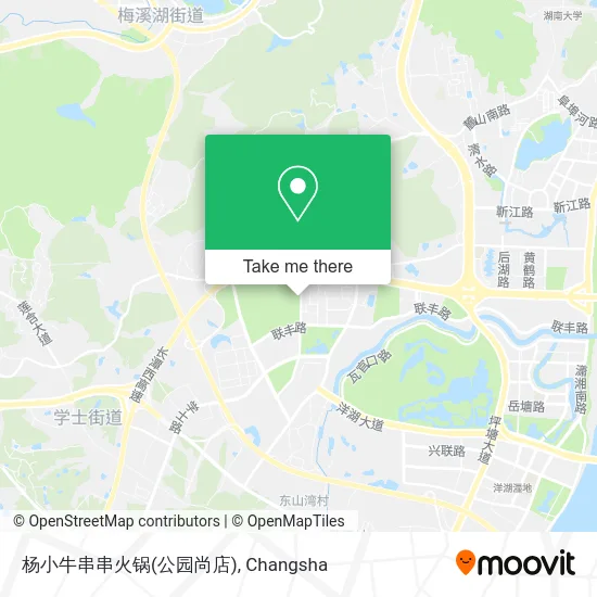 杨小牛串串火锅(公园尚店) map