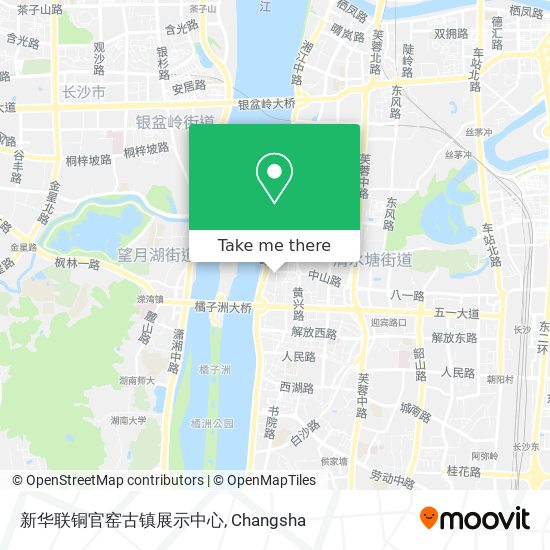 新华联铜官窑古镇展示中心 map