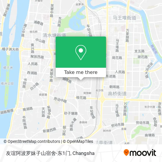 友谊阿波罗妹子山宿舍-东1门 map