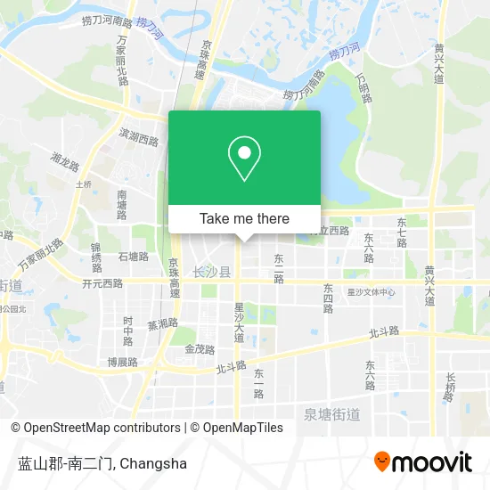 蓝山郡-南二门 map