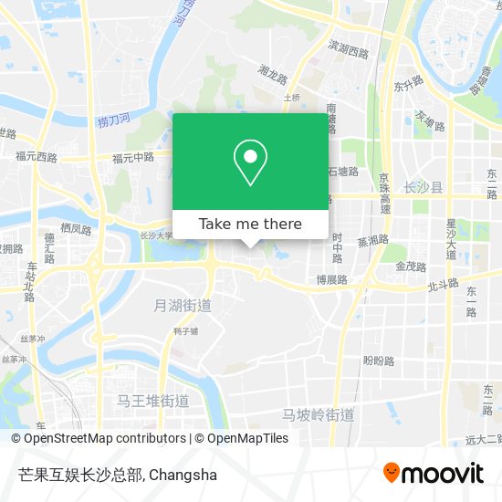 芒果互娱长沙总部 map