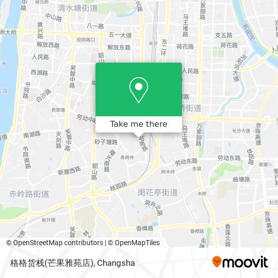 格格货栈(芒果雅苑店) map
