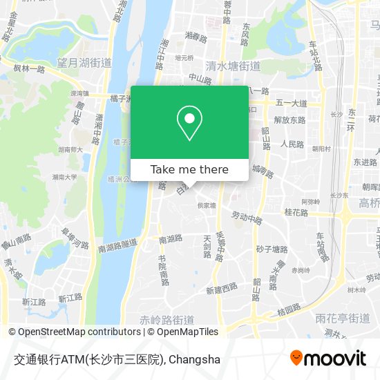 交通银行ATM(长沙市三医院) map
