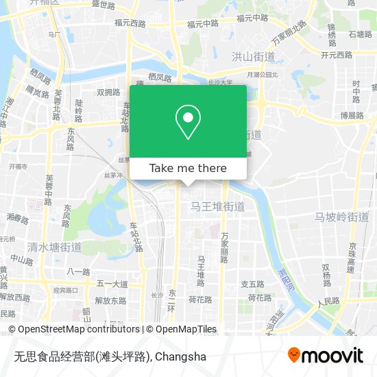 无思食品经营部(滩头坪路) map