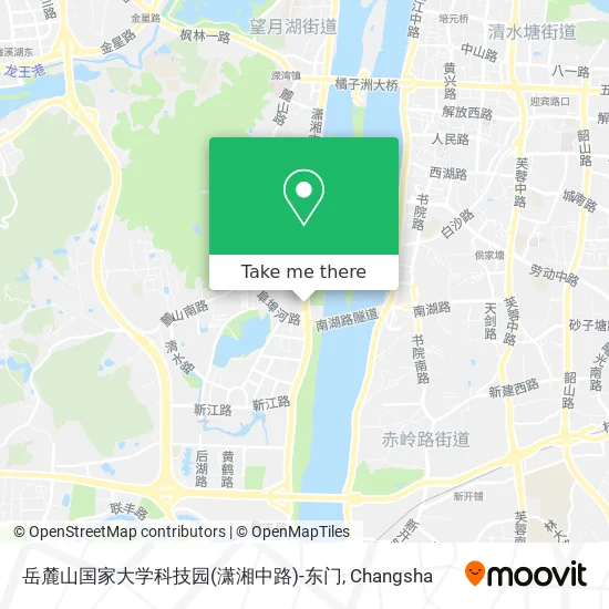 岳麓山国家大学科技园(潇湘中路)-东门 map
