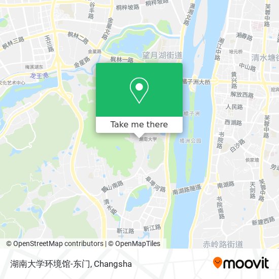 湖南大学环境馆-东门 map