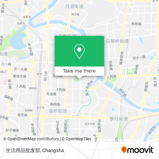 生活用品批发部 map