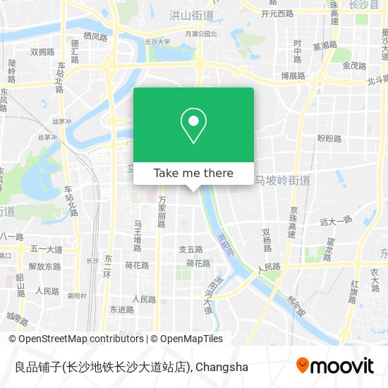 良品铺子(长沙地铁长沙大道站店) map