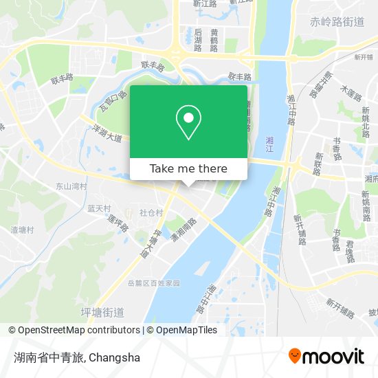 湖南省中青旅 map