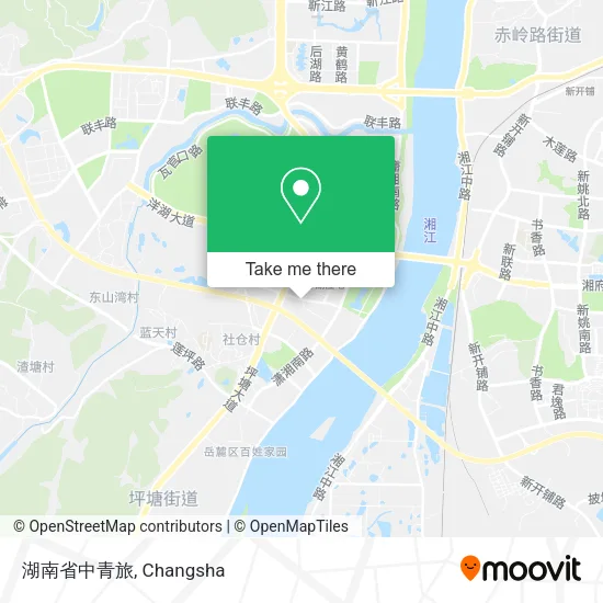 湖南省中青旅 map