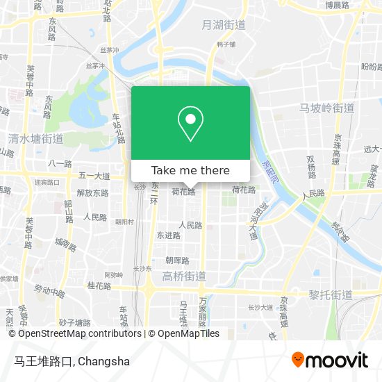 马王堆路口 map