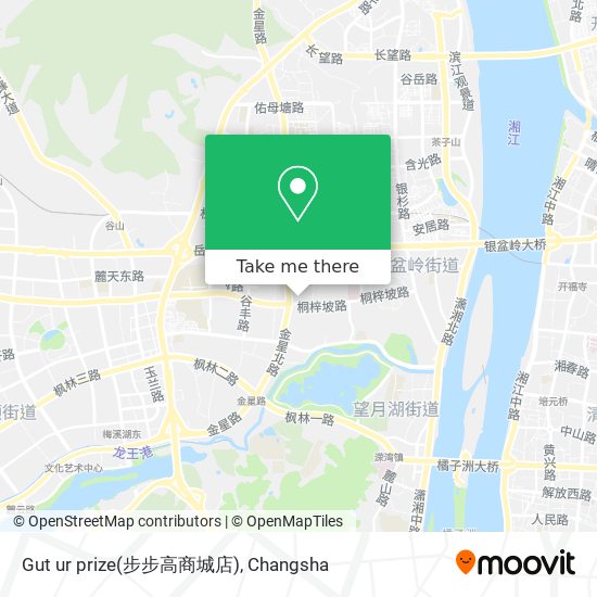 Gut ur prize(步步高商城店) map