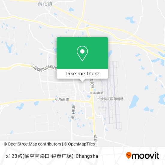 x123路(临空南路口-锦泰广场) map