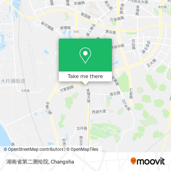 湖南省第二测绘院 map