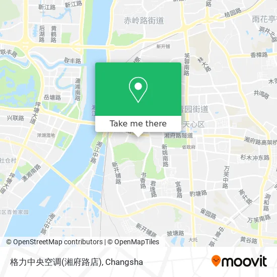 格力中央空调(湘府路店) map