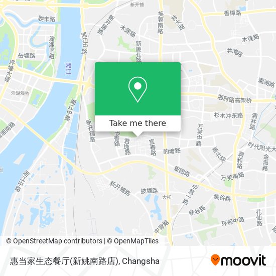 惠当家生态餐厅(新姚南路店) map