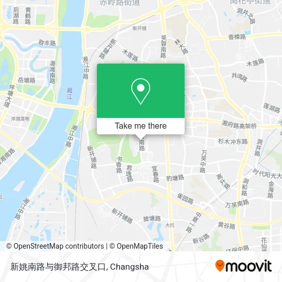 新姚南路与御邦路交叉口 map