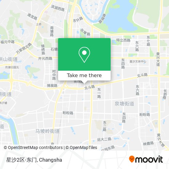 星沙2区-东门 map