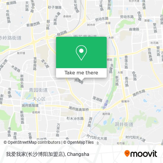 我爱我家(长沙博阳加盟店) map