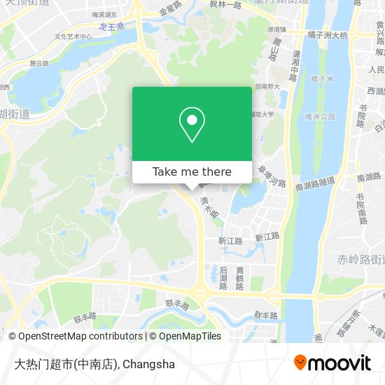 大热门超市(中南店) map