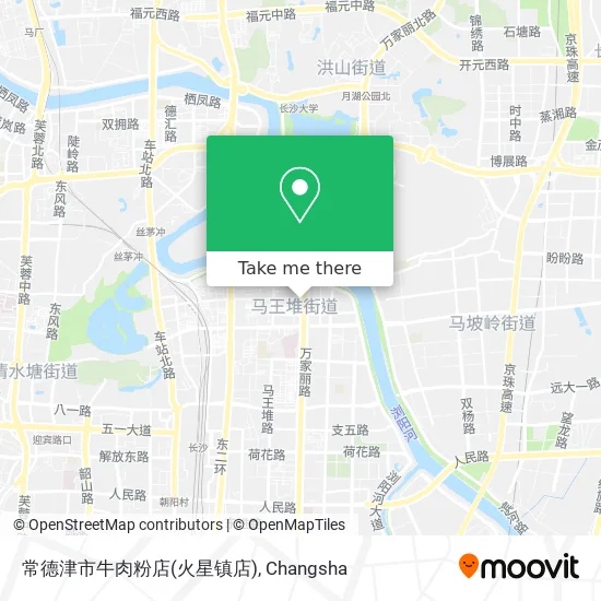 常德津市牛肉粉店(火星镇店) map
