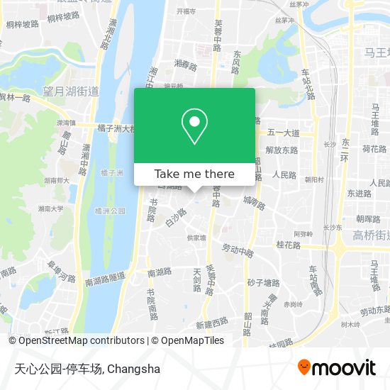 天心公园-停车场 map