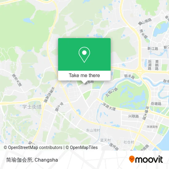 简瑜伽会所 map