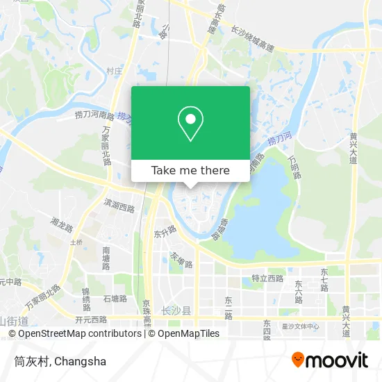 筒灰村 map