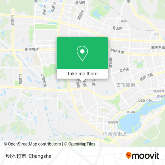 明添超市 map