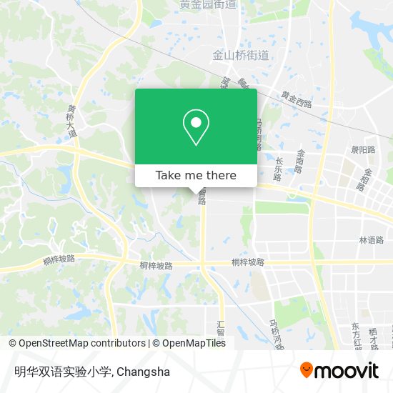明华双语实验小学 map