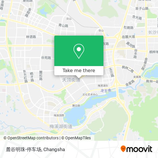 麓谷明珠-停车场 map