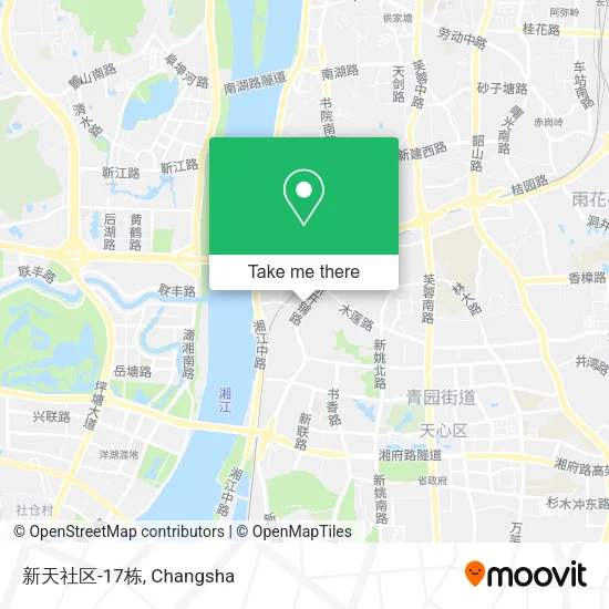 新天社区-17栋 map