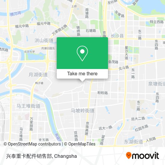 兴泰重卡配件销售部 map