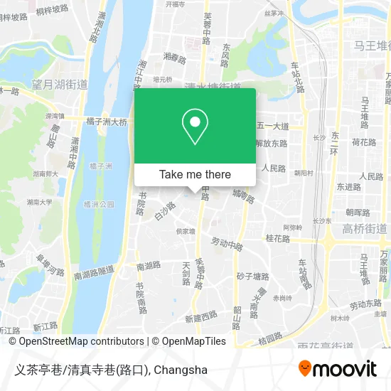 义茶亭巷/清真寺巷(路口) map