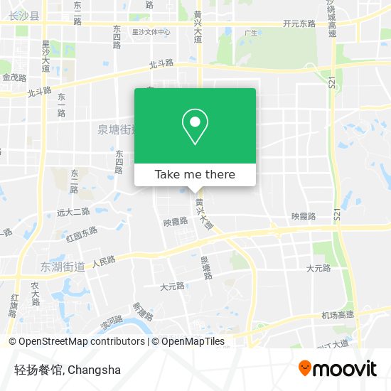 轻扬餐馆 map
