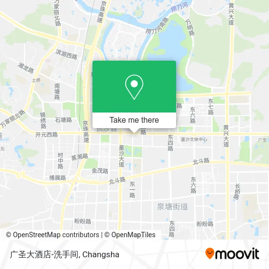 广圣大酒店-洗手间 map